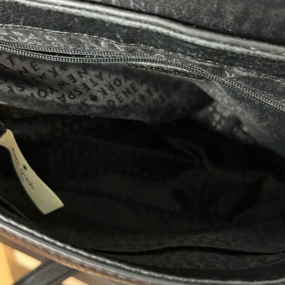 Kate Spade Shoulder Crossbody Black Pebbled Leather Bag - Picture 9 of 13